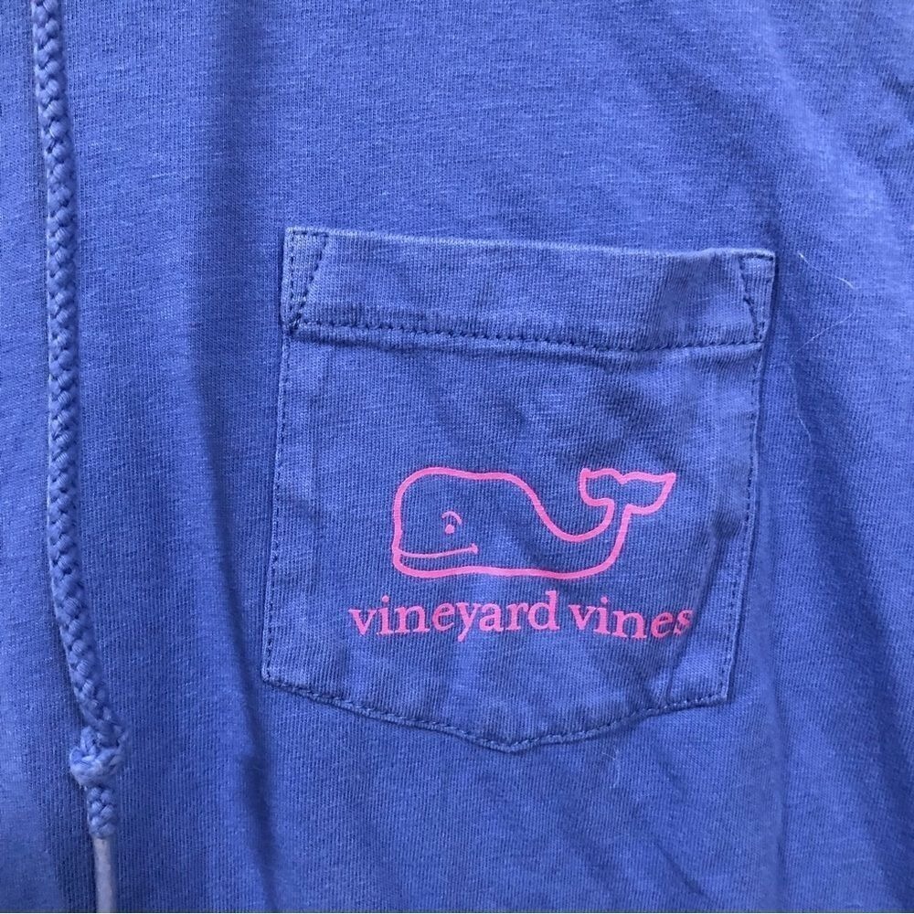 Vineyard Vines long sleeve sub whale tee hooded T-shirt women SIZE XS - Picture 4 of 9